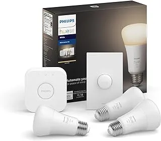 Customizable lighting setup with Philips Hue LED smart bulbs
