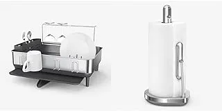 Stylish and durable dish rack by Simplehuman enhancing kitchen decor