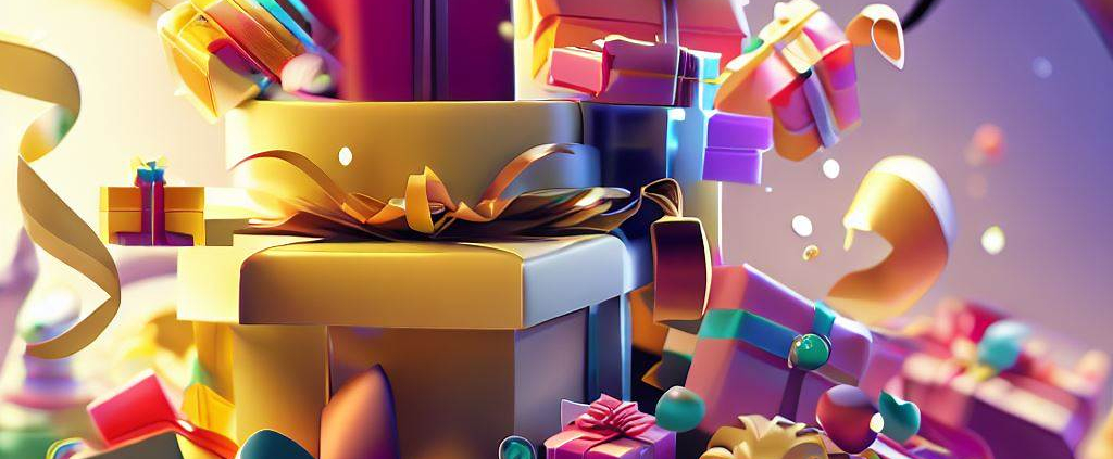 Image showcasing an assortment of beautifully wrapped gifts, reflecting the art and joy of gift giving.