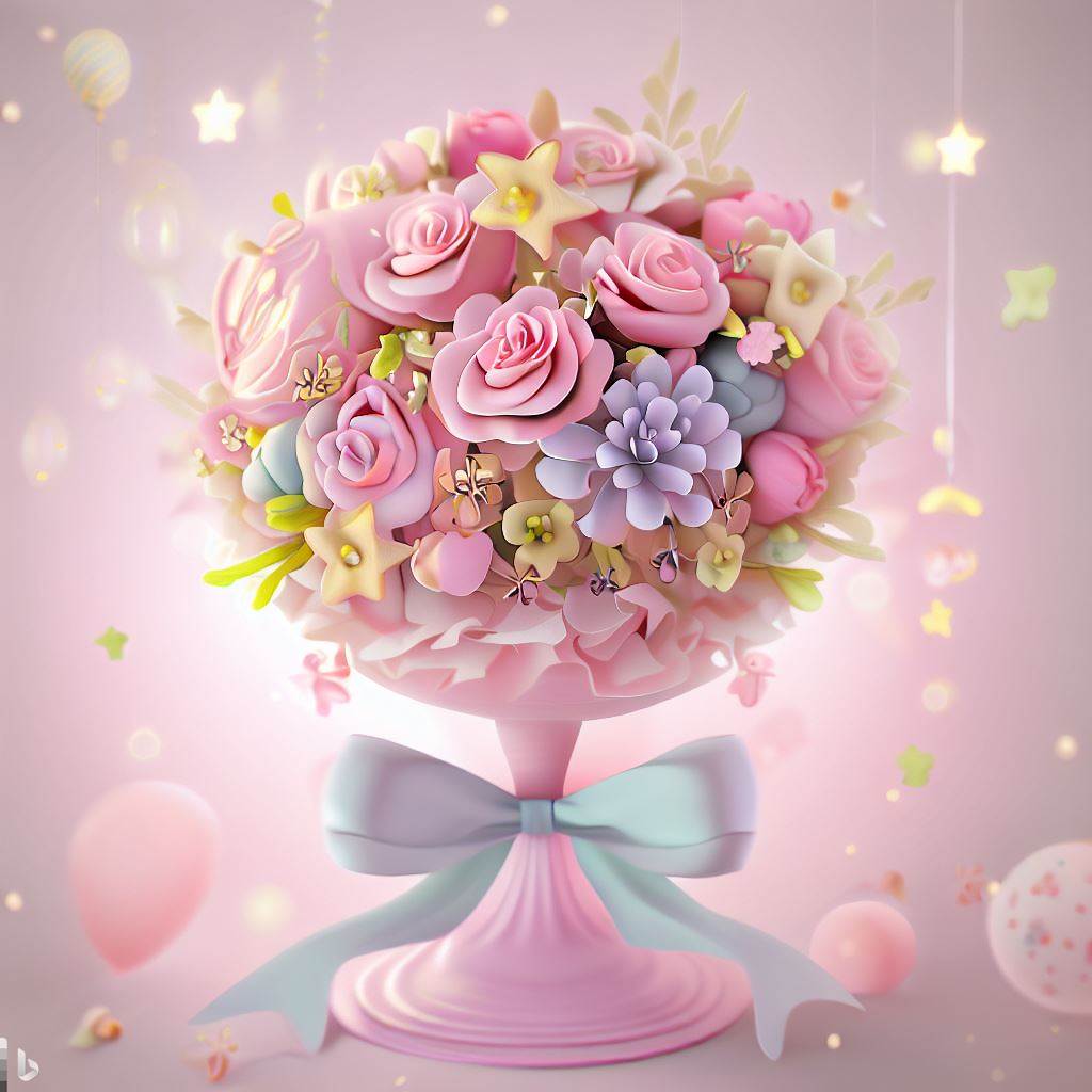Flower Centerpiece Ideas A beautiful flower arrangement centerpiece for a baby shower