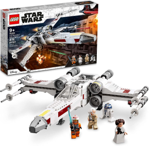 LEGO Star Wars set featuring iconic characters and spaceships