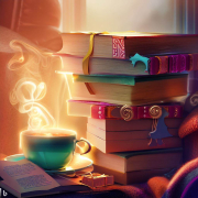 A Haven for Book Lovers – Creating Your Cozy Reading Nook at Home Transform your home into a haven for book lovers with these tips and ideas for creating a cozy reading nook. This captivating image portrays a serene corner filled with inviting cushions, soft blankets, and a stylish bookshelf adorned with beloved books. Discover the art of relaxation as you immerse yourself in this cozy sanctuary, complete with a warm lamp, a steaming cup of tea, and a plush armchair. Let the magic of reading transport you to new worlds within the comfort of your own home