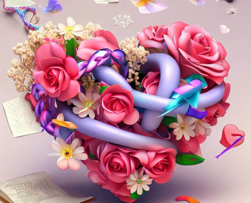 An inspiring image featuring symbols of friendship, including intertwined hearts, a friendship bracelet, a bouquet of flowers, and a handwritten note, representing the incredible and heartfelt gift ideas that capture the essence of cherishing and celebrating lifelong friendships