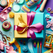 Discover the art of creating personalized presents with this visually captivating image. Vibrant fabrics, ribbons, paints, and craft tools come together harmoniously, showcasing a wide array of DIY materials. See examples of beautifully wrapped gifts and personalized crafts that reflect thoughtfulness and creativity. This image invites you to explore the comprehensive guide on DIY and handmade gift ideas, providing step-by-step instructions and inspiration to create memorable presents for your loved ones. Unlock your inner artist and embark on a fulfilling DIY journey filled with joy and endless possibilities