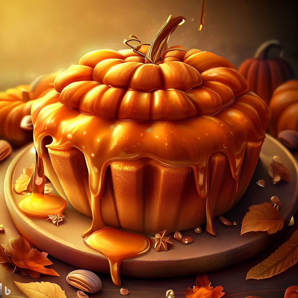 A pumpkin pie, a classic Thanksgiving dessert