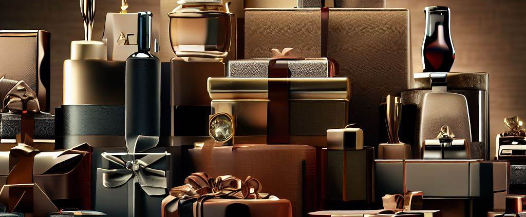 A captivating image featuring a collection of amazing gifts for him, crafted to show your heartfelt appreciation. From luxurious accessories to practical gadgets, these thoughtfully curated gifts are sure to make a lasting impression