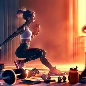 A dynamic image featuring individuals participating in diverse fitness trends, including yoga, cycling, HIIT, and more.