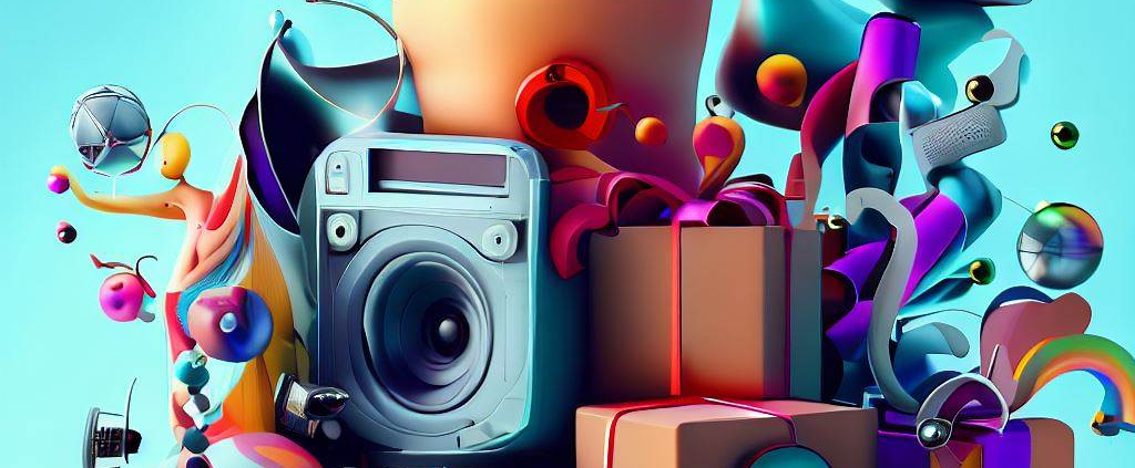 An eye-catching image featuring a captivating assortment of unique and unconventional gifts. From artistic masterpieces to innovative gadgets, dive into a world of extraordinary presents that will surprise and delight your loved ones