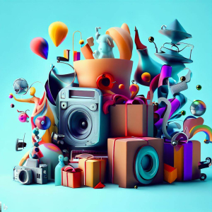 An eye-catching image featuring a captivating assortment of unique and unconventional gifts. From artistic masterpieces to innovative gadgets, dive into a world of extraordinary presents that will surprise and delight your loved ones